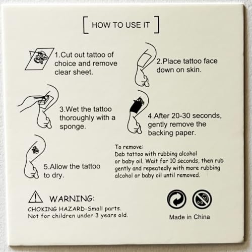 Frozen Temporary Tattoos for Kids - 20 Sheets Waterproof Party Favors