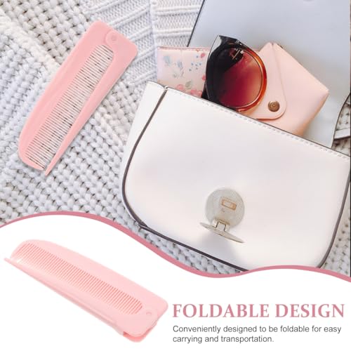 Ipetboom Folding Parting Comb Travel Comb with Tail Tip for Styling