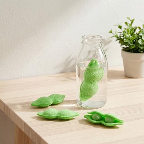 12PCS Reusable Bean-Shaped Bottle Cleaning Sponge Set