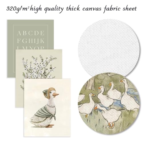 Sage Green Nursery Wall Art Set - 6Pcs Vintage Floral Animal Prints 8x10