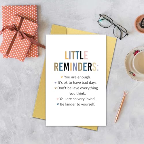 You Are Enough Encouragement Card for Family & Colleagues