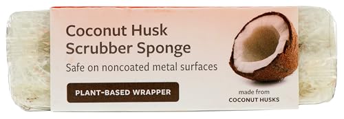 Cleana Colada Heavy Duty Coconut Scrubber Sponges - 2 Pack