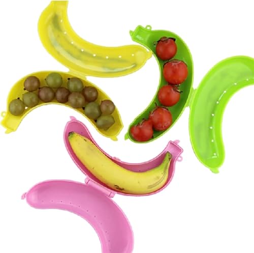 BPA-Free Banana Storage Container - Durable Travel Case for Freshness