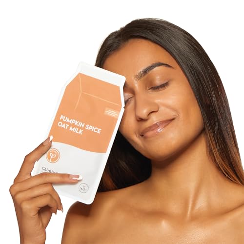 ESW Beauty Pumpkin Spice Oat Milk Sheet Face Mask for Sensitive Skin