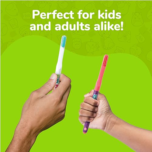 Brush Buddies Squishmallows Manual Toothbrushes Soft 4-Pack