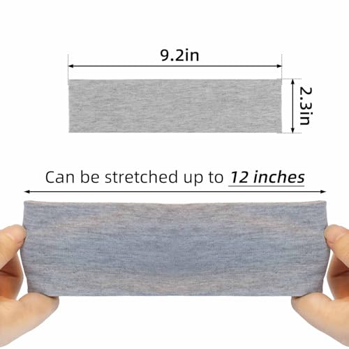 TKYPZY 7 Pack Non-Slip Athletic Headbands for Women Sports Yoga Workout