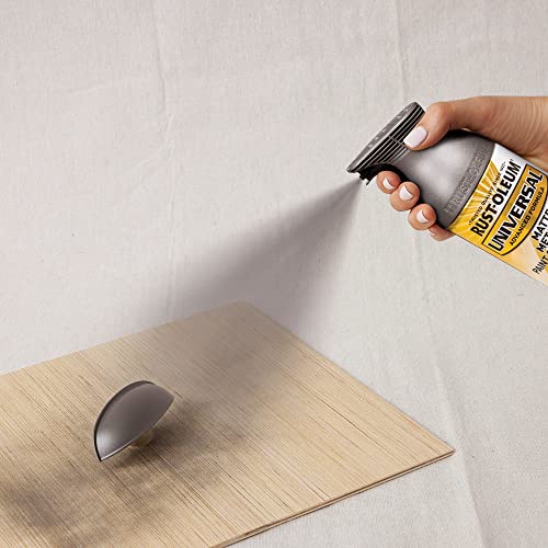 Rust-Oleum Universal All Surface Metallic Spray Paint Matte Gunmetal Gray 11oz