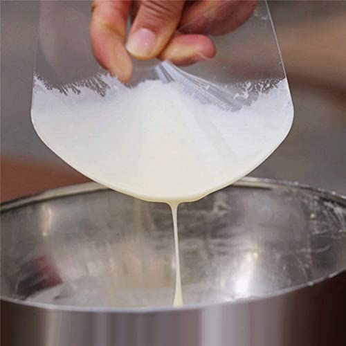 5PCS Flexible Plastic Cake Scraper Set for Pastry & Bakery
