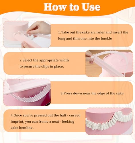 2-Piece Cake Arch Tool Set for Fondant Icing & Decorating