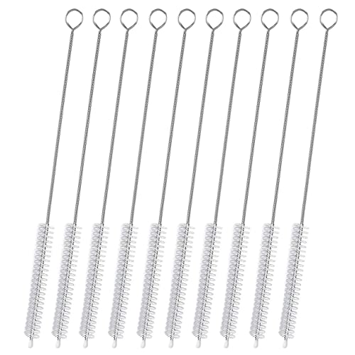 12-Inch Extra Long Straw Cleaner Brush Set - 10 Pack for Stanley Mugs