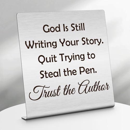 Inspirational Bible Verse Decor Plaque - Christian Gifts for All