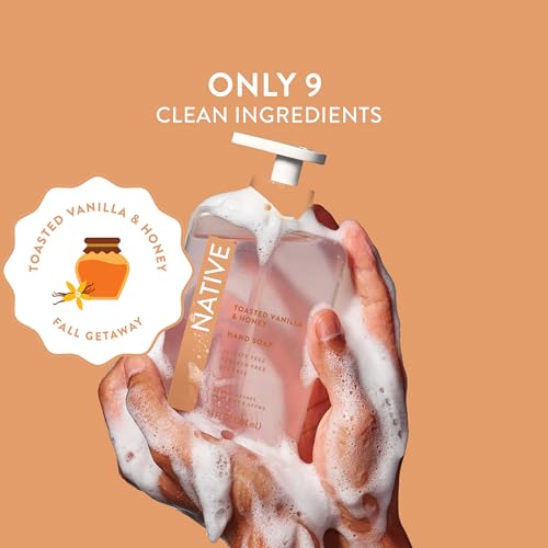 Native Liquid Hand Soap Toasted Vanilla & Honey 13 oz Non-Drying