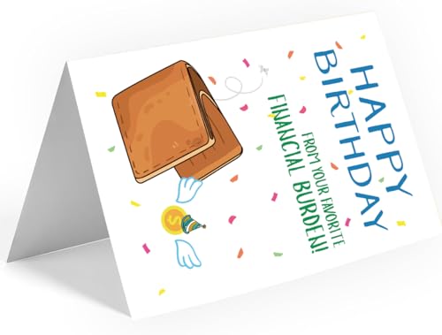 Funny Birthday Card for Dad & Mom - Humorous Gift from Kids