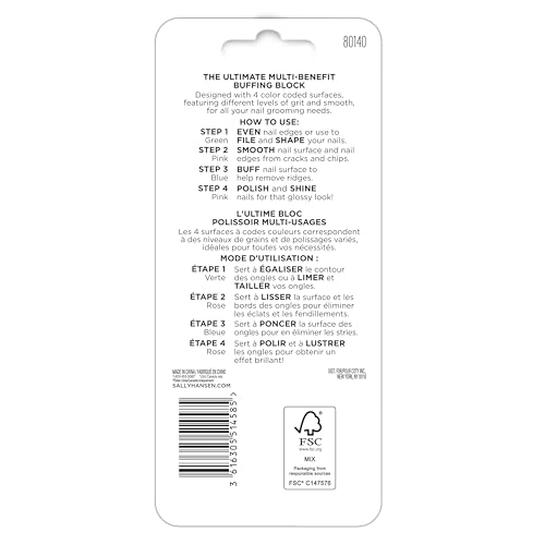 Sally Hansen Salon Effects Pro 4-Way Nail Buffer Block