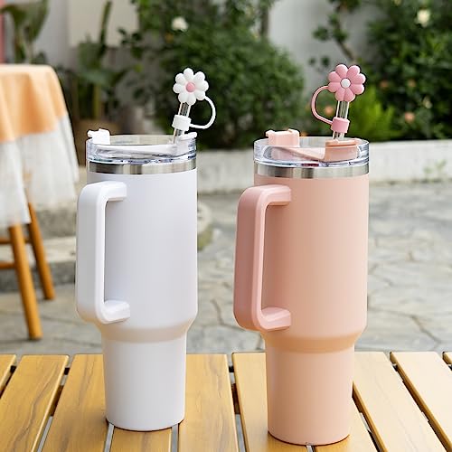 Cute Silicone Straw Covers for Stanley Cup - 4 Pack, Dust-Proof