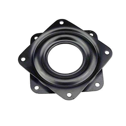 Kasteco 4 Pack 2.8 Inch Lazy Susan Turntable - 100 LB Capacity, Black