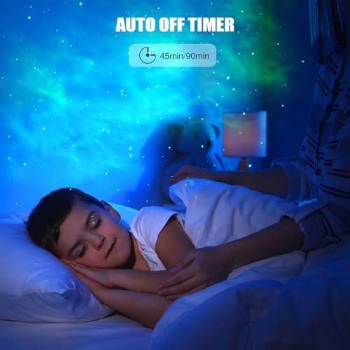Pink Astronaut Galaxy Projector for Teen Girls Room - Star Night Light with Remote