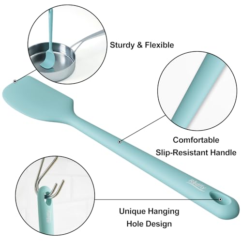 Redfly 5-Piece Heat-Resistant Silicone Spatula Set for Baking