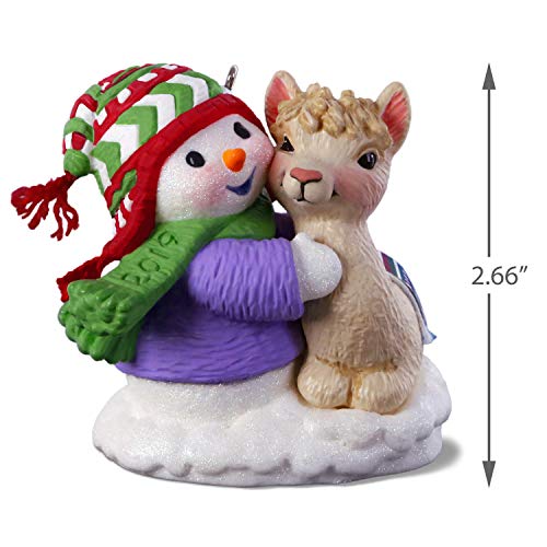 Snow Buddies Christmas Ornament 2019 Snowman & Llama Holiday Decor