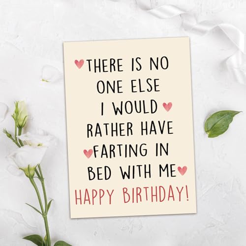 Soupklop SK-0008 Funny Birthday Card for Husband, Wife, Boyfriend, Girlfriend