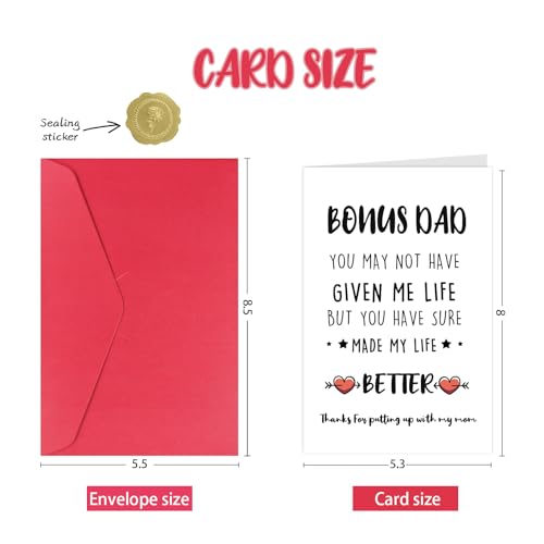 Funny Father's Day Card for Stepdad - Hilarious Gift from Kids