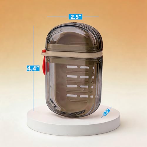 Karebeen Travel Soap Case 2 Pack - Leakproof Coffee Container