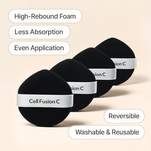 Cell Fusion C Rubycell Makeup Sponge Puff for Foundation & BB Cream