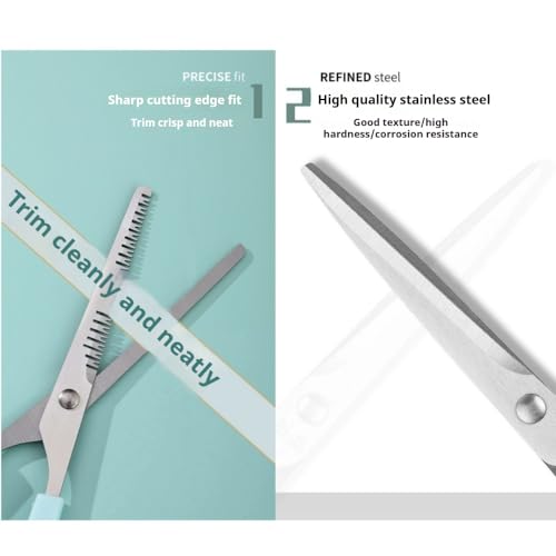 TIKMOON Professional 6.7-Inch Hair Cutting Shears and Thinning Scissors Kit