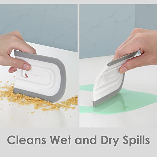 MORNIIE Curved Small Squeegee - Multi-Purpose for Kitchen & Bathroom (1 Pack)