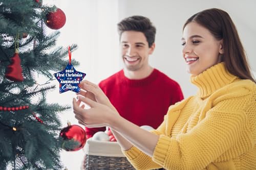 First Christmas As An American Citizen Ornament 2024 US Citizenship Gift