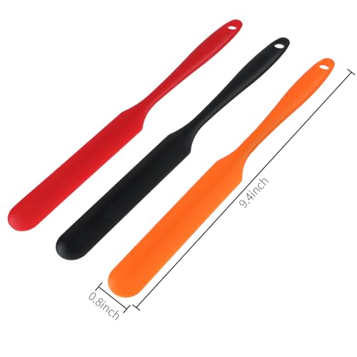 Patty Both 3-Piece Silicone Jar Spatula Set - Heat Resistant Kitchen Utensils