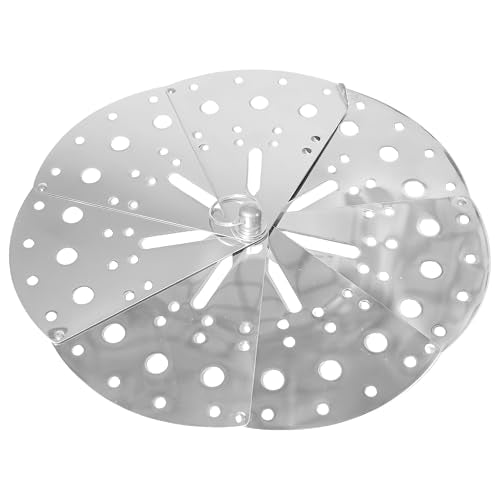 Adjustable Stainless Steel Drop Lid for Simmering - 5.5 to 9.1 in