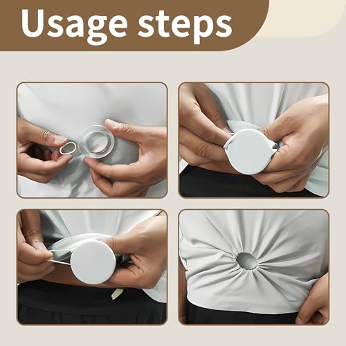 Invisible Cinch Clips Set - 18 Clothing Accessories for Shirts, Dresses, Skirts & Scarves