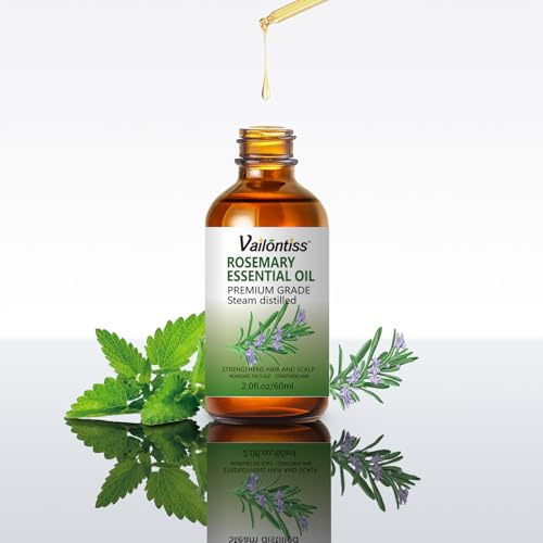 Vailontiss Rosemary Oil for Hair Growth & Scalp Strengthening - 2 Fl Oz