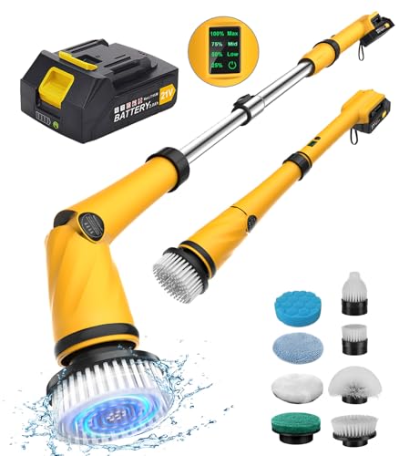 Qimedo Adjustable Multi-Angle Effortless Handle for Electric Spin Scrubber