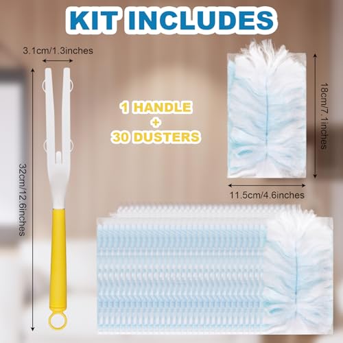 30 Heavy Duty Duster Refills for Efficient Cleaning