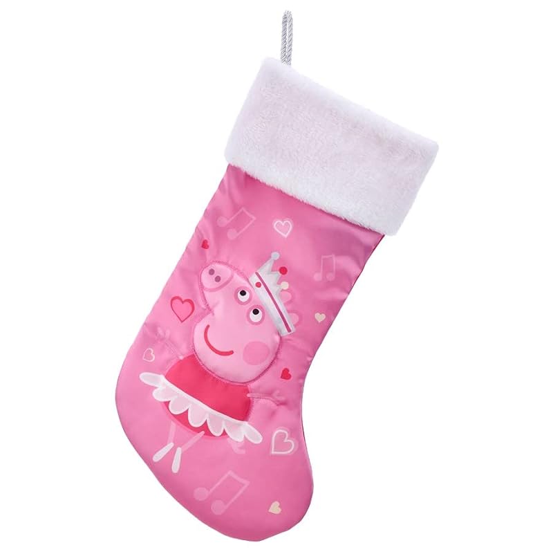 Peppa Pig Christmas Ornaments & Stocking Set - Holiday Kids Gift