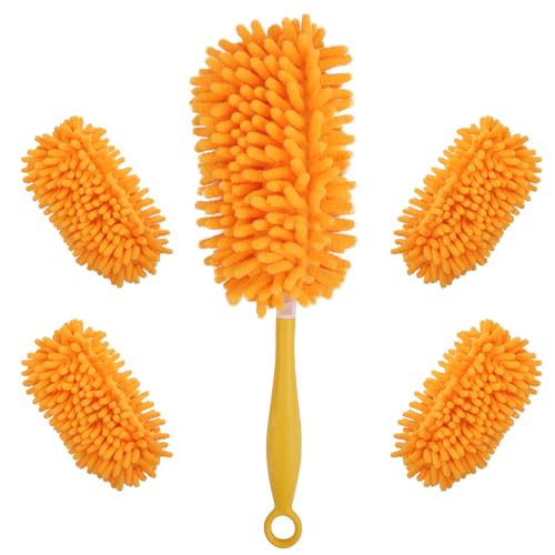 REDONES Reusable Duster Refills for Swiffer - 4 Pack Microfiber