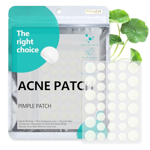 PITHER Hydrocolloid Pimple Patches - 288 Count Acne Zit Stickers