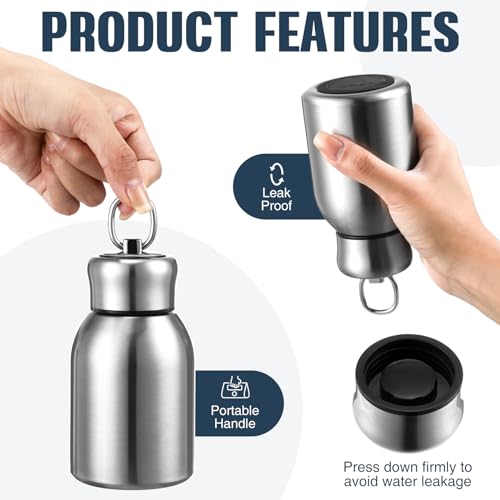 Mifoci 10oz Mini Insulated Water Bottle - Small Stainless Steel Tumbler
