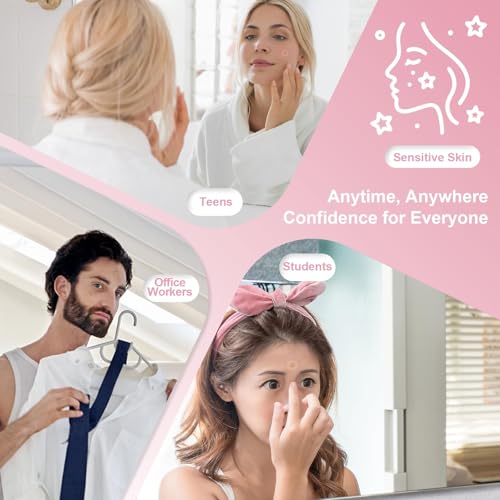 Vathery 3-Step Pimple Patch Kit with Microdart & Hydrocolloid Zit Covers