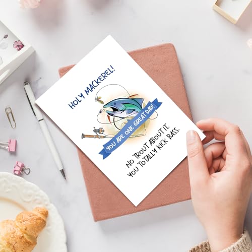 Funny Fishing Father's Day Card - Unique Gift for Dad