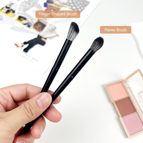Fluffy Eye Brush Multi-Purpose Eyeshadow and Concealer Blending Tool Vegan Synthetic