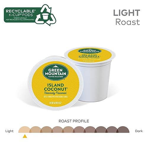 Green Mountain Coffee Roasters Island Coconut Light Roast K-Cup Pods - 24 Count