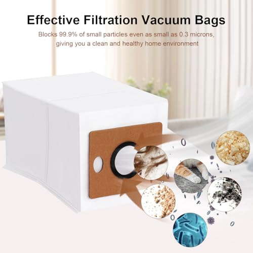 ILIFE Robot Vacuum Dust Bags (6 Pack) for A12 Pro, A30 Pro, V9 Pro
