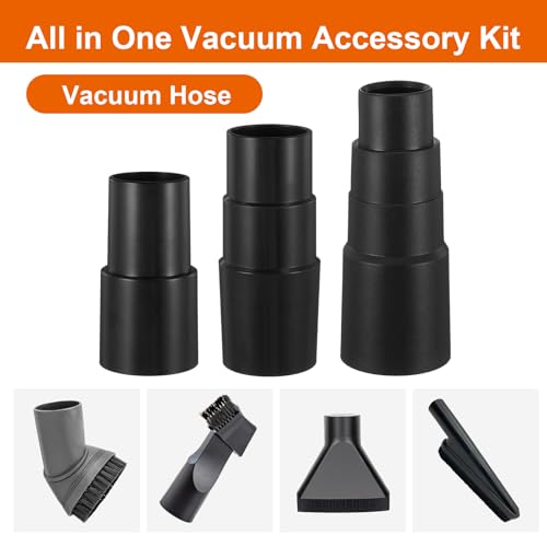 Yuanchu 3-Piece Universal Vacuum Hose Adapter Kit for Wet Dry Vacs