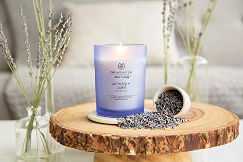 Serenity + Calm Lavender Thyme Scented Candles 8.8oz 2-Pack