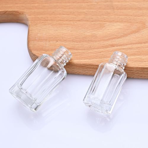 Black Glass Roller Bottle 10ml Refillable Perfume Sample Container