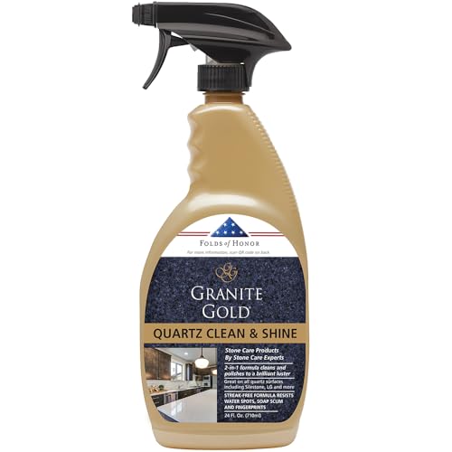 Granite Gold Quartz Clean & Shine 2-in-1 Spray, 24 Fl Oz