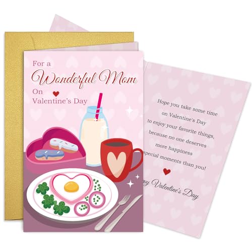 Valentine's Day Card for Mom - Special Love Note from Child
